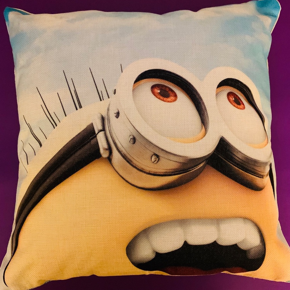Minions in the Sky Decorative Pillow Cover